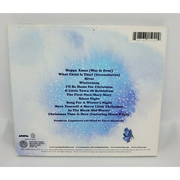 Sarah McLachlan Wintersong CD (2006) No Scratches Arista Records Christmas Rock - Picture 3 of 12